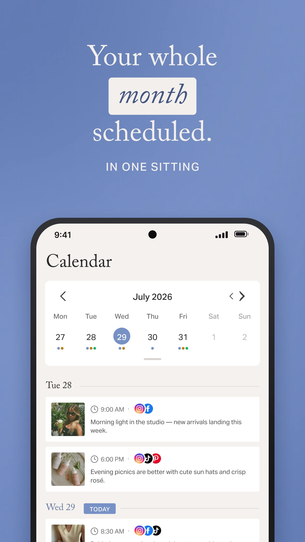 Planoly: Social Media Planner screenshot